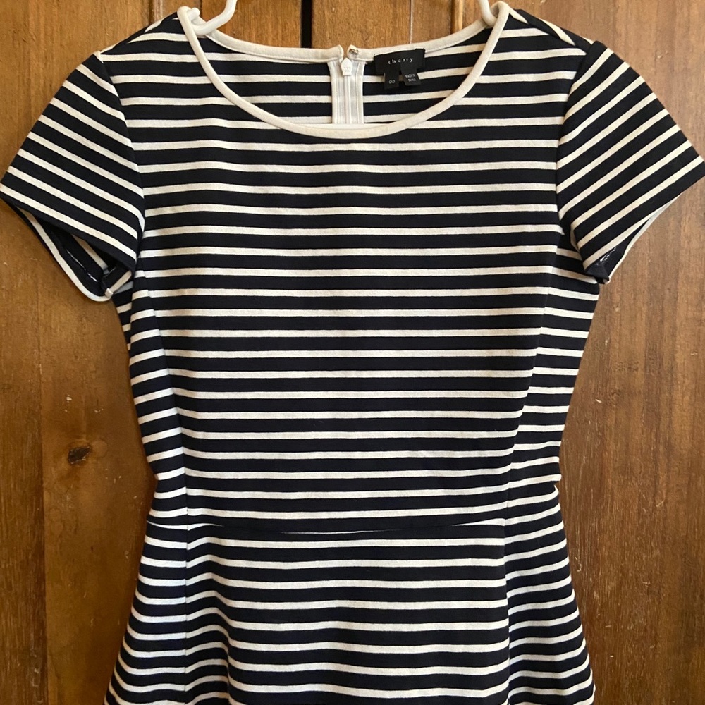Theory Poplin Top
